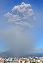 Mt. Sakurajima eruption
