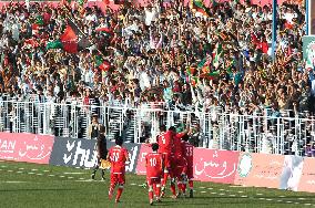 Soccer friendly in Afghanistan