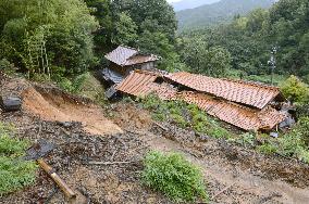 Torrential rain hits western Japan