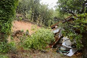 Torrential rain hits western Japan