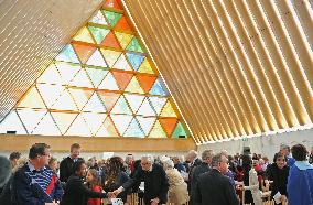 Cardboard cathedral in New Zealand