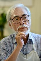Animation film director Hayao Miyazaki