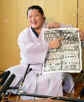 New sumo rankings for autumn basho