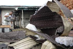 Tornados hit Tochigi Pref.