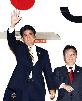 Abe leaves for Argentina