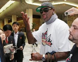 Rodman leaves N. Korea