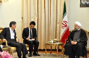 Abe envoy in Iran