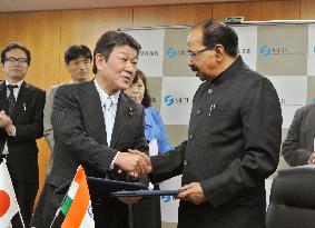 India minister in Japan