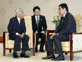 Turkmenistan president in Japan