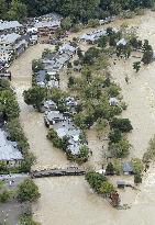 Typhoon hits Japan