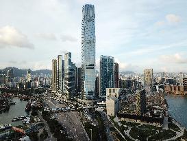 (HKSAR 25)CHINA-HONG KONG-MAJOR CONSTRUCTIONS-AERIAL VIEW (CN)