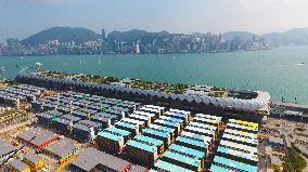 (HKSAR 25)CHINA-HONG KONG-MAJOR CONSTRUCTIONS-AERIAL VIEW (CN)