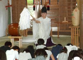 Shinto priest blazing trail as community activist