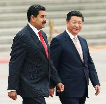 Venezuelan President Maduro in Beijing