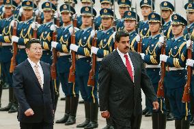 Venezuelan President Maduro in Beijing