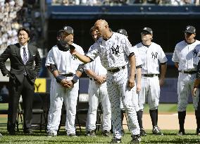 Yankees honor Rivera