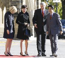 Japanese, Canadian prime ministers, wives
