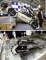 Amphibious robot for decommissioning Fukushima
