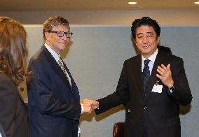 Japan prime minister in New York