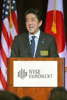 Japan prime minister in New York