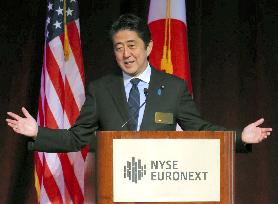 Japan prime minister in New York