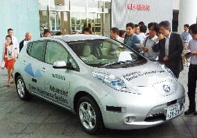 Nissan autonomous driving car