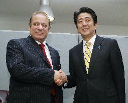 Japanese, Pakistani prime ministers