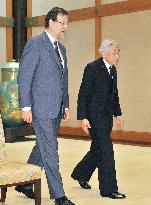 Spanish PM, Japanese emperor