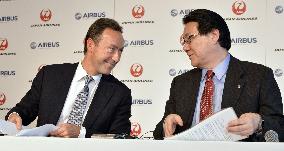 JAL to purchase next-generation Airbus jets