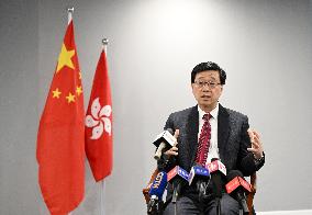 (HKSAR 25)CHINA-HONG KONG-JOHN LEE-INTERVIEW(CN)