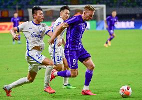 (SP)CHINA-MEIZHOU-FOOTBALL-CSL-CANGZHOU VS TIANJIN (CN)