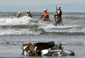 Rescue efforts after typhoon