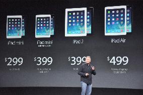 Apple unveils lighter tablet