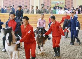 Equestrian club in Pyongyang