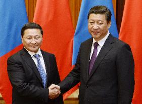 Mongolian prime minister in Beijing