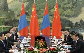 Mongolian prime minister in Beijing
