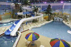 Brand new swimming pool in Pyongyang