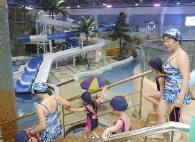 Brand new swimming pool in Pyongyang