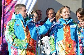 Volunteer uniform for Sochi Olympics