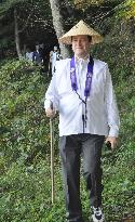 Spanish envoy on pilgrimage in Japan