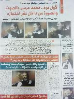 Morsi photos in newspaper