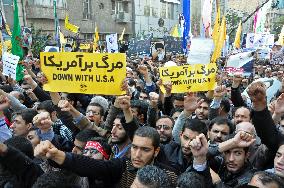 Anti-U.S. rally in Iran
