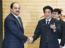 Qatari foreign minister in Japan