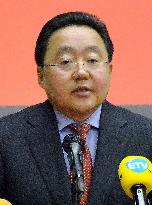 Mongolian president's speech in Pyongyang
