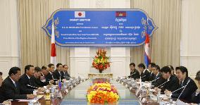 Japan prime minister in Cambodia