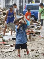 Philippine typhoon aftermath