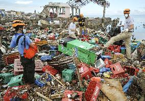 Typhoon aftermath in Philippines