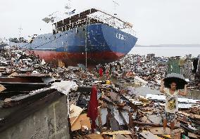 Typhoon aftermath in Philippines