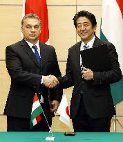 Hungarian prime minister in Japan