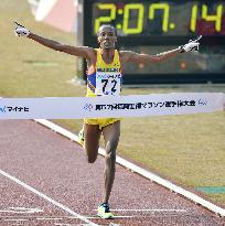 Mathathi wins Fukuoka Int'l Marathon